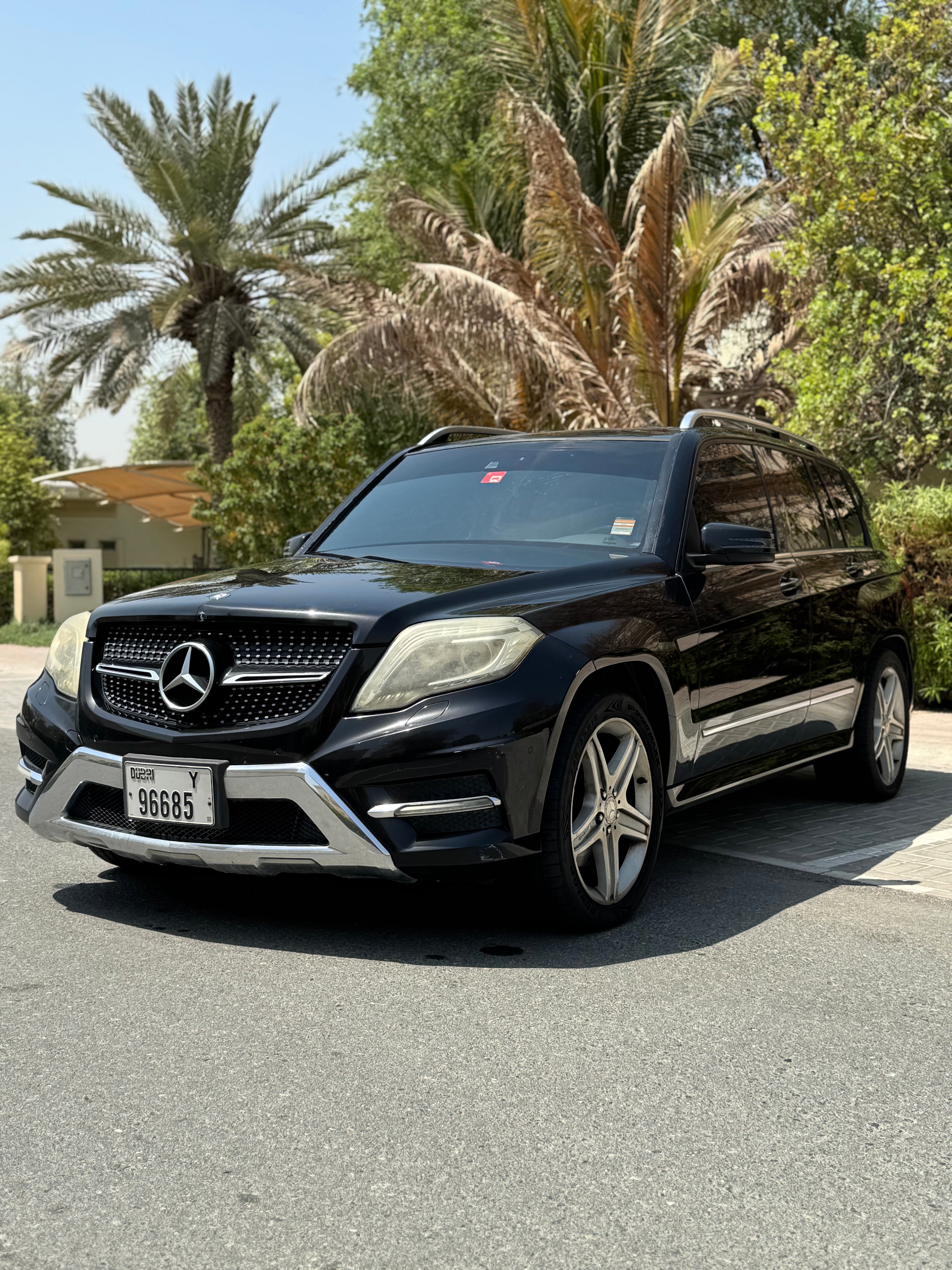 zwart Mercedes Benz GLK 350 4matic 2014